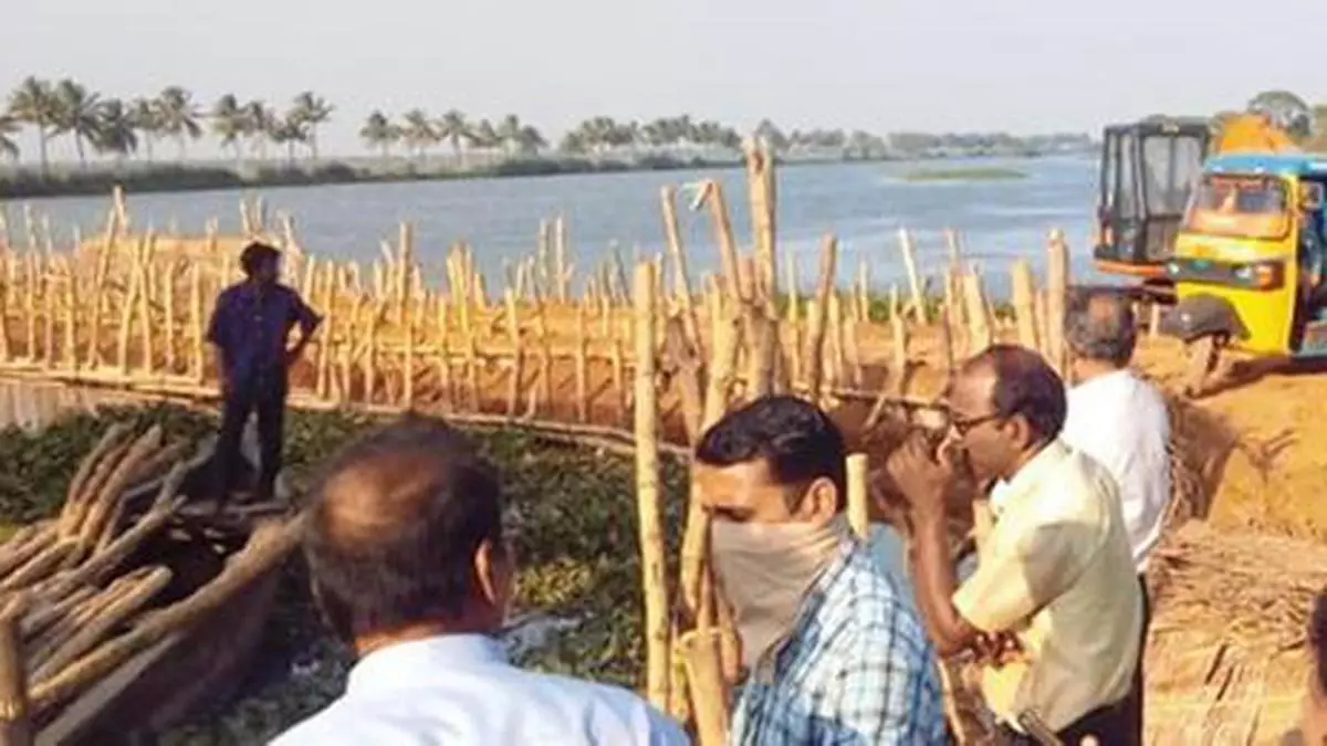 Kerala explores rubber check dams for water regulation in Kole lands - BusinessLine