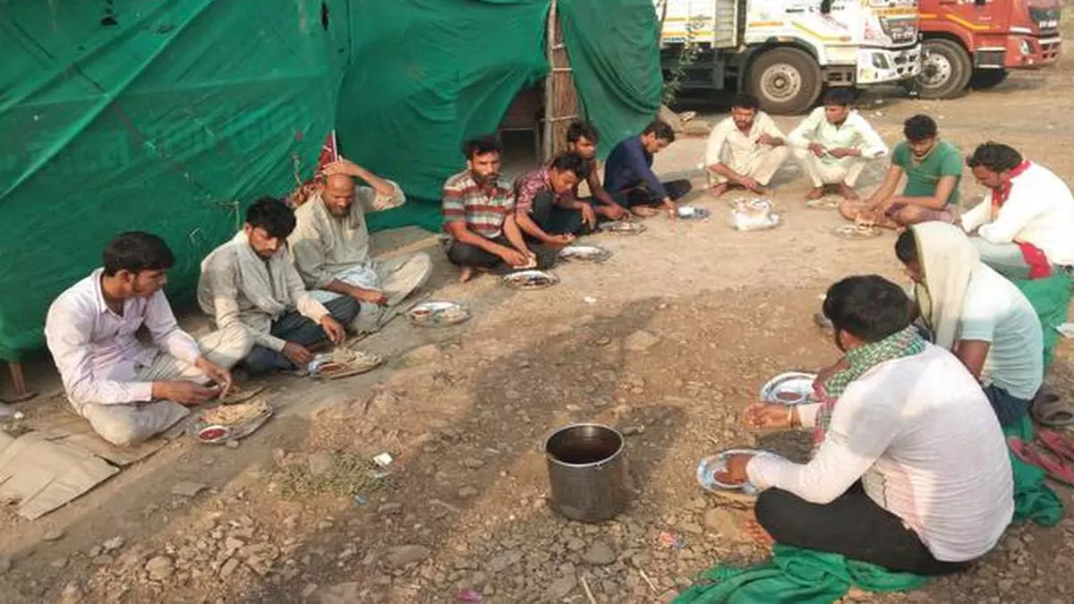 Stranded near State borders, truck drivers struggle for food and water - BusinessLine