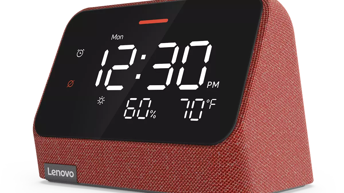 Smart Clock Essential de Lenovo ahora viene con Alexa
