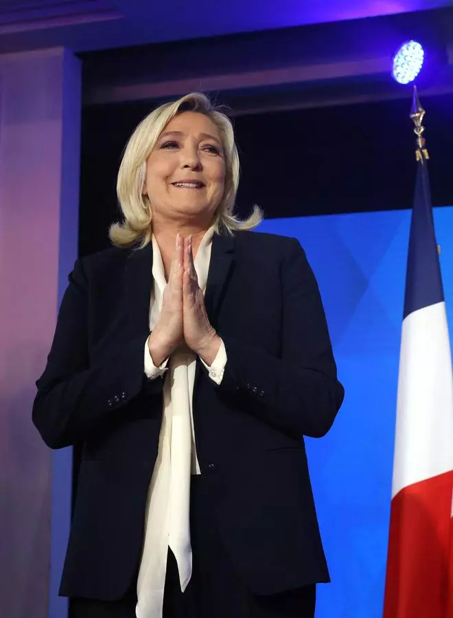 Marine Le Pen, National Rally (Rassemblement National) party Presidential candidate