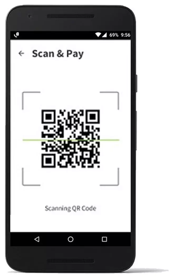 Scan to pay feature