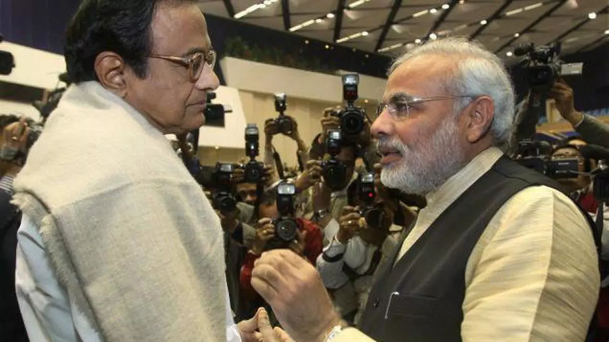 Chidambaram hits back at Modi on rupee fall - The Hindu BusinessLine