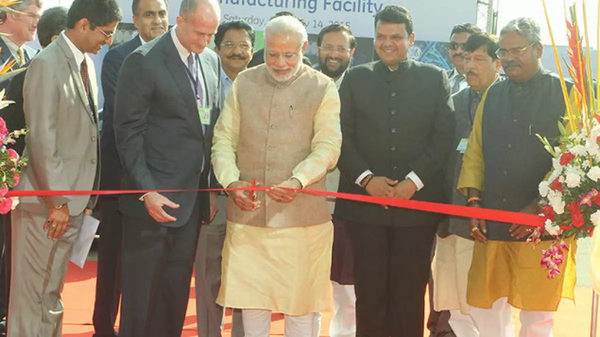 PM inaugurates GE's multi modal facility in Pune - The Hindu BusinessLine