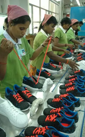adidas shoes production