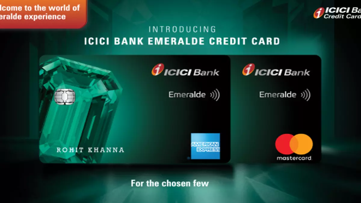 Icici Bank Introduces Super Premium Credit Card Emeralde The