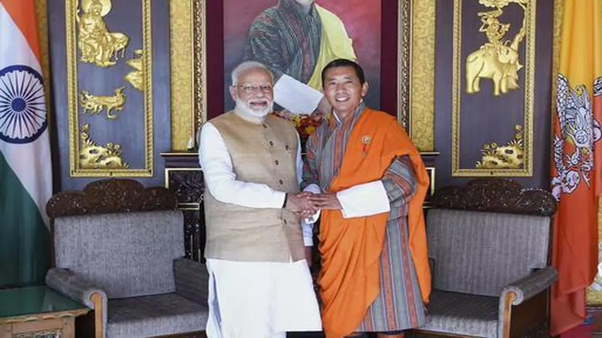 PM Modi holds talks with Bhutan&#39;s PM, signs 10 MoUs - The Hindu BusinessLine
