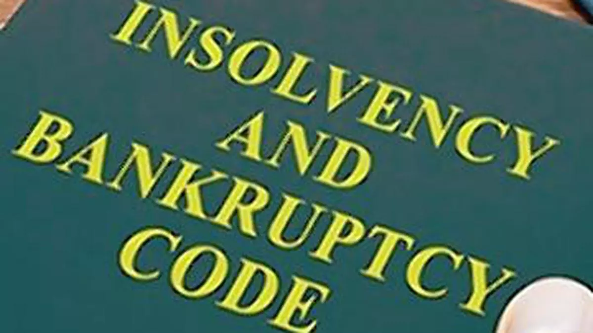 Man holds Insolvency and bankruptcy code IBC.